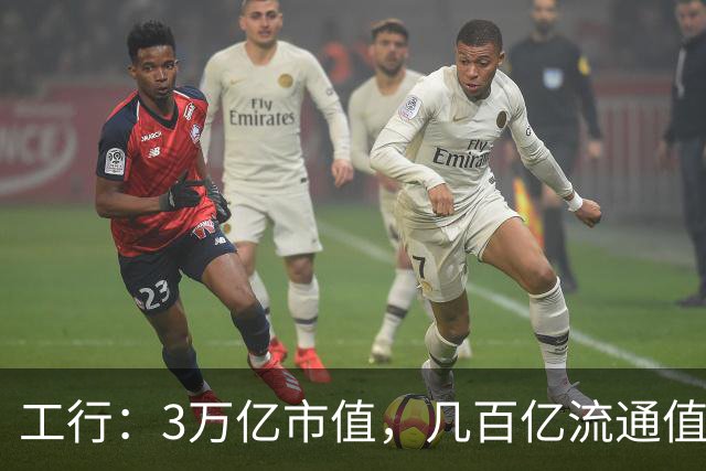 工行：3万亿市值，几百亿流通值
